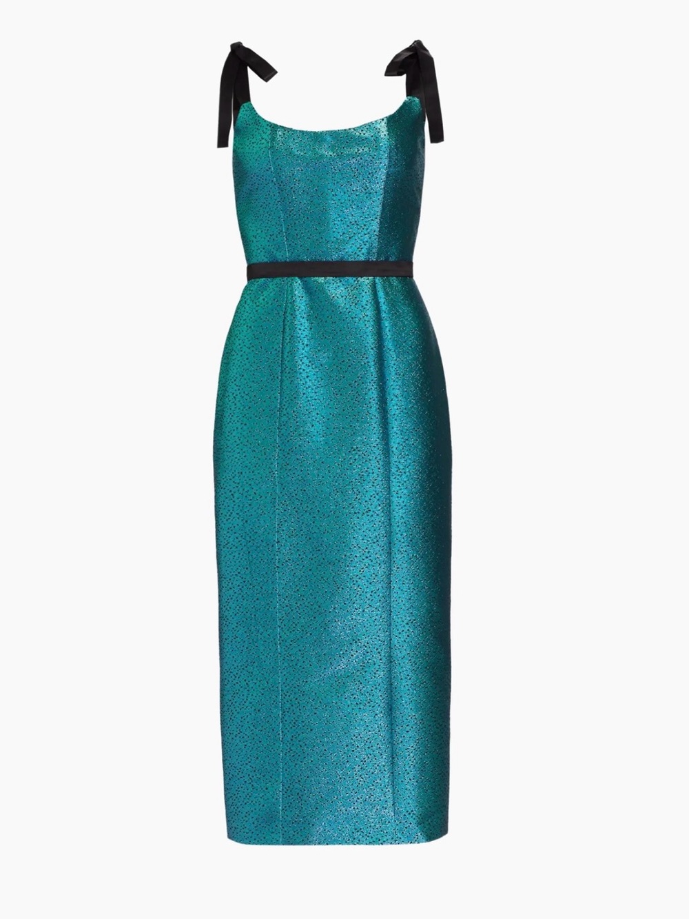 Markarian Acacia Tie-Strap Corset Midi-Dress